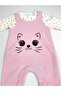 Cat Printed Baby Girl Jumpsuit - 6