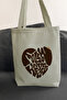 Printed Daily Beach Shopping Tote Cloth Bag with Quality Fabric Inner Pocket