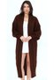 Hair Braided Knitwear Long Women's Cardigan - 2