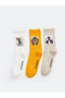 Lcwk Bugs Bunny Printed Women's Socks 3 Pack - 2