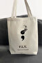 Printed Daily Beach Shopping Tote Cloth Bag with Quality Fabric Inner Pocket