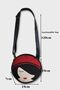 Women's Black Functional Mini Shoulder and Waist Bag - 2
