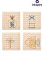 1 Pack Double Sided Geometry Board - Educational Math Material - 6