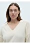 Pointed collar oversize sweater - 5