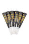 Happy new year vuvuzela whistle gold-silver