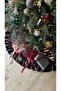 Velvet Christmas Tree Cover Pleated Christmas Pine Tree Cover 150 cm Diameter - 3