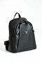 Women's Black Backpack 6 Compartment Bag - 2