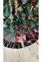 Velvet Christmas Tree Cover Pleated Christmas Pine Tree Cover 150 cm Diameter - 6