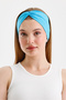 Women's Cross-Tied Cotton Combed Cotton, Anti-Slip, Soft, Flexible, Hair Band Bandana - 4