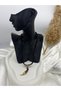 Vintage Tribal Unique Tooth White Brown Necklace Adjustable Size