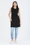 Hijab Zero Sleeve Crew Neck Savior Thin Undershirt Women's Tunic Black - 3