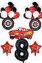 8 Years Old Cars Themed Birthday Party Celebration Balloon Set - 2