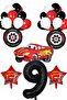 9 Years Old Cars Themed Birthday Party Celebration Balloon Set - 2