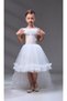 White Color Sequined Glittering Tail Style Wedding Party Kids Evening Dress Gown Aby170 - 2