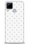 Realme C15 Case Hd Printed Case - Tiny Black Heart + Full Screen Protector