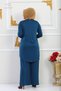New Season Trousers Tunic Double Set Lycra Cotton Fabric Flexible Comfort Model Stylish Hijab Set - 4