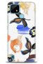 Realme C21 Case Hd Printed Case - Blue Leaves + Full Screen Protector