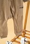 Baby Casual Girls Boys Brown Cotton Zipper Pocket One Piece - 3