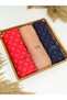 Lia Cotton Jacquard Shawl - Tile Pattern - Ats1Lia-2353 - Red