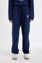 Printed Long Length Fleece Sweatpants with Standard Fit Lace-Up Waist and Elastic Leg Pockets - 5