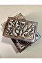 Wooden Flower Carving Box Organizer 1 Piece