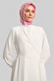 Rochie înfășurată Ecru - Model Ort9230 - 3