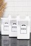3-Pack Detergent Storage Container with Scale, Colored, White, Black, and Label Stickers, Detergent Dispenser 3000ml - 3