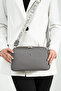 Elegant Gray Shoulder and Hand Bag - 2