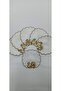Cocktail Coffee Side Swan Sequin Yellow Presentation Napkin Set of 6
