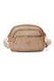 Women's Crisscross Straps Everyday Shoulder Bag Taupe and Burgundy 2 Bags - 2
