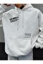 Never Losangeles Pocket Top Printed 2 Thread Raster Hooded Pocket Sweatshirt