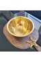 Gold Stainless Steel Mixing and Salad Bowl 26 cm Whisk Kneading Dough Storage Bowl - 3