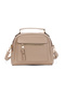 Women's Daily Black and Taupe Hand and Shoulder Bag Set of 2 - 3
