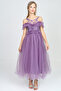 Girl's Guipure Patterned Evening Dress Graduation Wedding Outfit 11 Years-12 Years-13 Years-14 Years - 2