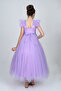 Children's Tulle and Guipure Patterned Evening Dress Graduation Wedding Outfit 11 Years-12 Years-13 Years-14 Years - 6
