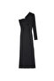 Asymmetrical Sleeve Knitwear Dress - 3