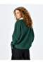 Polo Neck Oversize College Printed Sweatshirt - 4