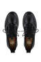 Men's Genuine Leather Black Leather Casual Shoes - 5