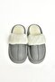 T 918264209   Gray Plush Inside Women's Slippers - 6