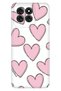 S71 Case Cover Printed Pink Striped Hearts