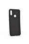 Huawei Honor 8A Case Soft Textured Colorful Slim Silicone Soft Cover Premier - Black