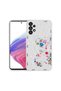 Galaxy A13 4g Case Patterned Hard Silicone Zore Mumila Cover - White Cat - 2