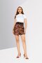 Women Camouflage Mini Skirt, Multicolor - 4