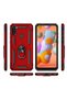 Galaxy A11 Case Camera Protruding Stand Ring Magnet Armor Cover Vega - Gold - 6