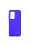 Huawei P40 Pro Case Soft Textured Colorful Slim Silicone Soft Cover Premier - S Cobalt Blue