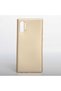 Galaxy Note 10 Plus Case Soft Textured Colorful Slim Silicone Soft Cover Premier - Gold