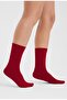 Pack of 3 Red Modal Elastic Seamless Women's Socks
