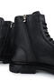 Men's Genuine Leather Black Casual Boots - 4