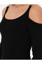 Black Extra Slim Fit Knitwear Dress 50290603-Vr046 - 6