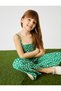 Girl's Green Patterned Undershirt 2SKG30051AK - 2